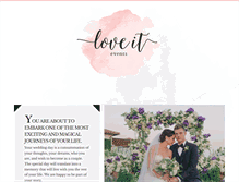 Tablet Screenshot of loveitevents.com